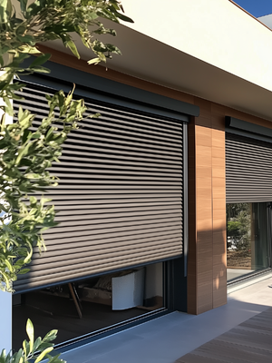 Persianas de aluminio, PVC y madera